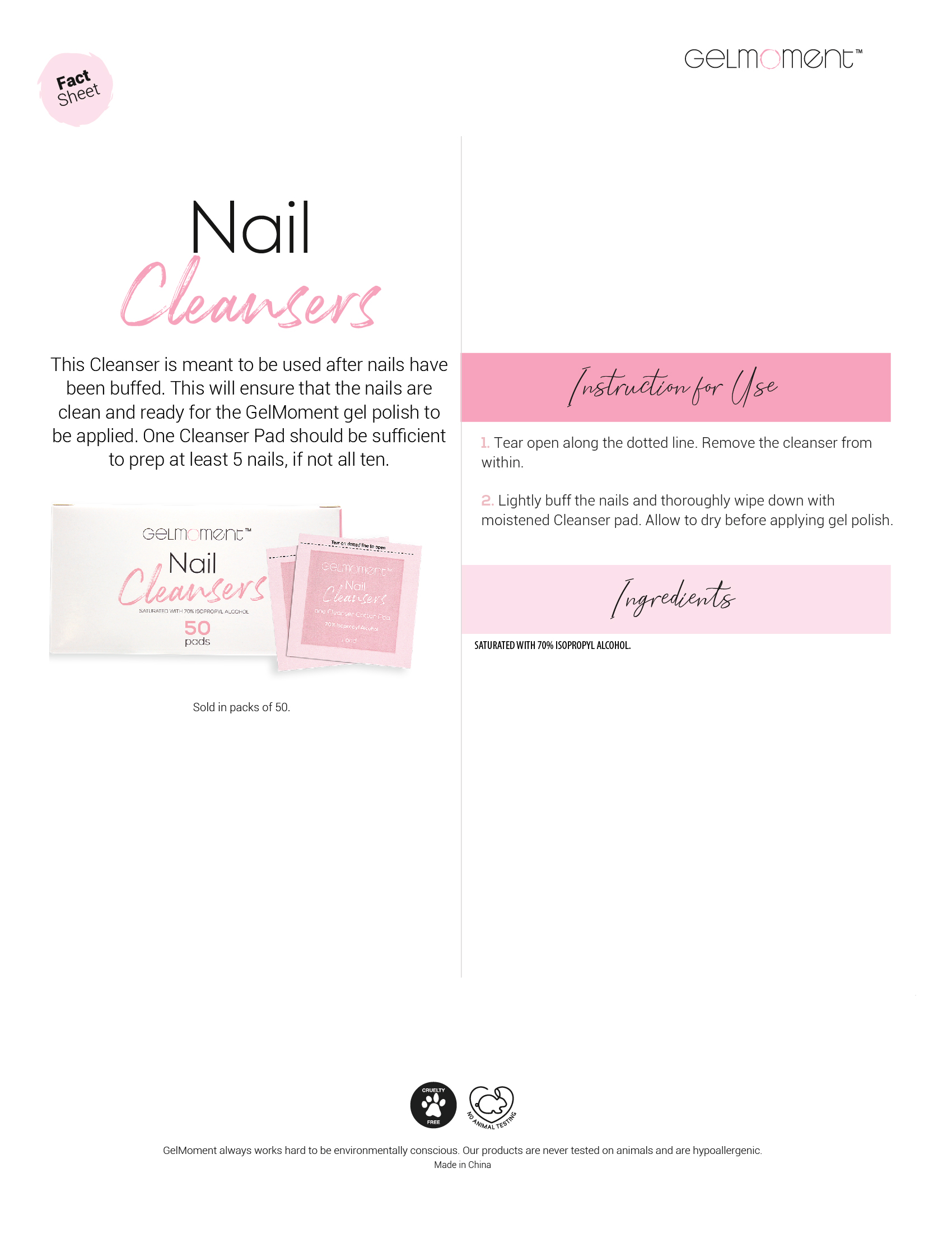 Cleansers